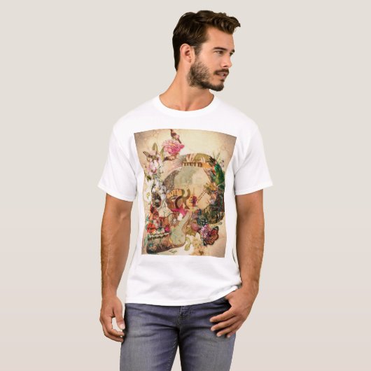 Kunst  suikerrietvloeren t-shirt (Voorkant volledig)