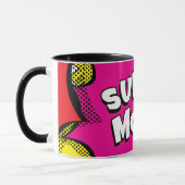 Kunst "Supermama" Colorful Comic Book Pop Mok (Links)