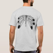 Kunst T-shirt met standaard T-shirt (Achterkant)