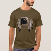 Kunst T-shirt met standaard T-shirt (Voorkant)
