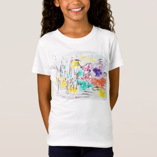 Kunst t-shirt voor meisjes (Voorkant)
