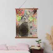 Kunst Tapijt - Pueo Hangend Wandkleed (Slaapkamer)