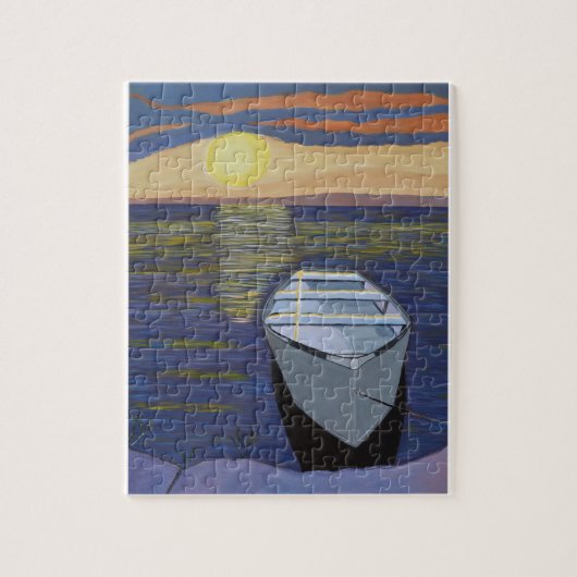 Kunst tegen de Shore Canvas Legpuzzel (Verticaal)