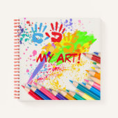 Kunst tekenblok voor kinderen notitieboek (Voorkant)