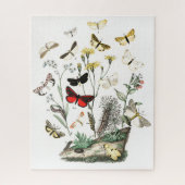 Kunst ter illustratie van  Butterflies en Moths Legpuzzel (Verticaal)