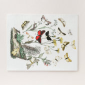 Kunst ter illustratie van  Butterflies en Moths Legpuzzel (Horizontaal)
