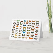 Kunst ter illustratie van  Butterflies Kaart (Voorkant)