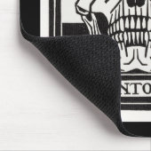 Kunst ter illustratie van de  Memento Mori Skull Muismat (Hoek)