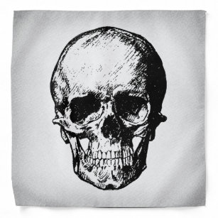 Kunst ter illustratie van de schedel  bandana