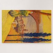 Kunst ter illustratie van het Frans Spoorwegvervo Legpuzzel (Horizontaal)