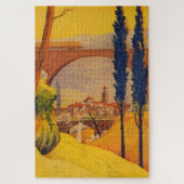 Kunst ter illustratie van het  Frans Spoorwegvervo Legpuzzel (Verticaal)