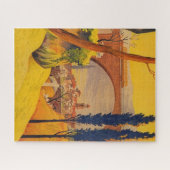 Kunst ter illustratie van het  Frans Spoorwegvervo Legpuzzel (Horizontaal)