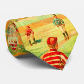 Kunst ter illustratie van honkbalspelers stropdas (Opgerold)