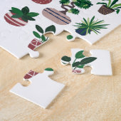 Kunst ter illustratie van Plant voor binnenshuis Legpuzzel (Zijkant)