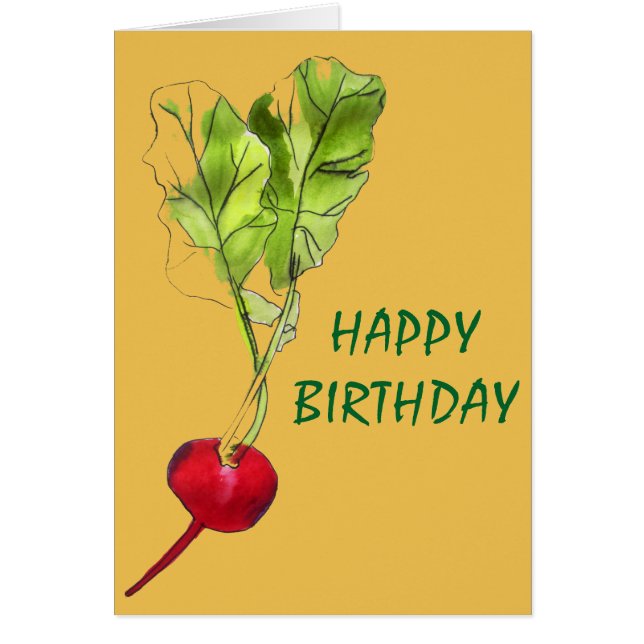 Kunst ter illustratie van Radiale plantaardige wat (Voorkant)