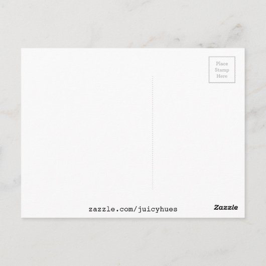 Kunst ter illustratie van Radiale plantaardige wat Briefkaart (Achterkant)