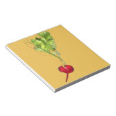 Kunst ter illustratie van Radiale plantaardige wat Notitieblok (Schuin)