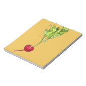 Kunst ter illustratie van Radiale plantaardige wat Notitieblok (Linkerzijde)