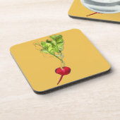 Kunst ter illustratie van Radiale plantaardige wat Onderzetter (Linkerzijde)