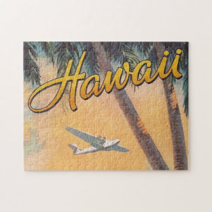 Kunst ter illustratie van  reis in Hawaii Legpuzzel