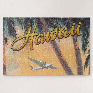 Kunst ter illustratie van  reis in Hawaii Legpuzzel