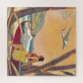 Kunst ter illustratie van  reis in Hawaii Legpuzzel (Horizontaal)