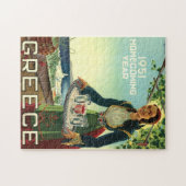 Kunst ter illustratie van reizen Griekenland Legpuzzel (Horizontaal)