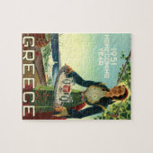 Kunst ter illustratie van reizen  Griekenland Legpuzzel (Horizontaal)