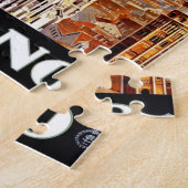 Kunst ter illustratie van reizen in Milano Legpuzzel (Zijkant)