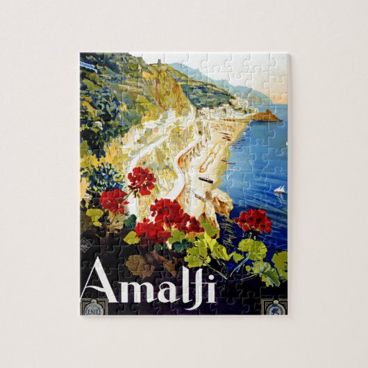 Kunst ter illustratie van reizen  Italië Legpuzzel (Verticaal)