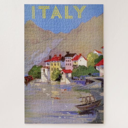 Kunst ter illustratie van reizen Italië Legpuzzel (Verticaal)