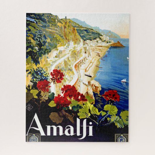 Kunst ter illustratie van reizen Italië Legpuzzel (Verticaal)
