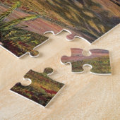 Kunst ter illustratie van  reizen per post legpuzzel (Zijkant)