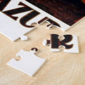Kunst ter illustratie van reizen van de Franse Co Legpuzzel (Zijkant)