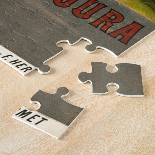 Kunst ter illustratie van reizen Zwitserland Legpuzzel (Zijkant)