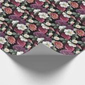 Kunst ter illustratie van  Rozen Cadeaupapier (Hoek)