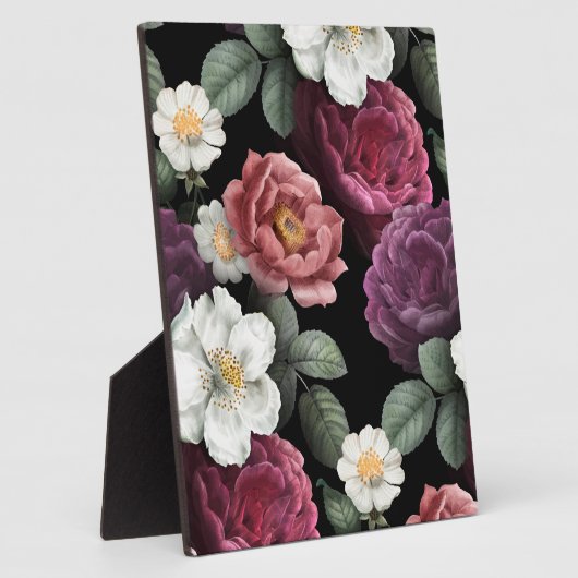 Kunst ter illustratie van  Rozen Fotoplaat (Zijkant)