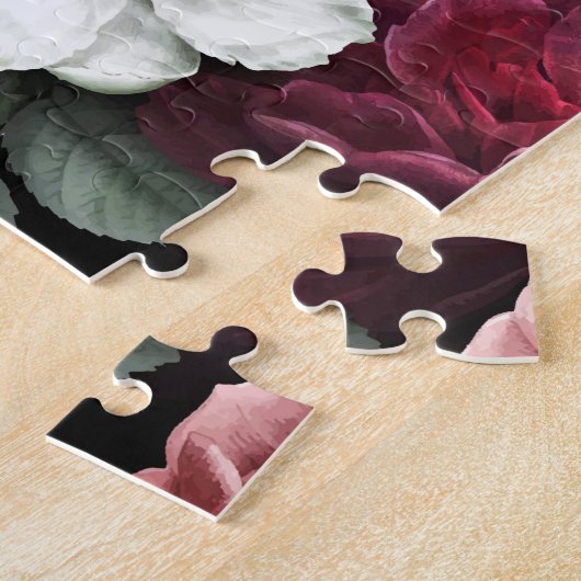 Kunst ter illustratie van Rozen Legpuzzel (Zijkant)