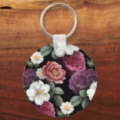 Kunst ter illustratie van  Rozen Sleutelhanger (Achterkant)