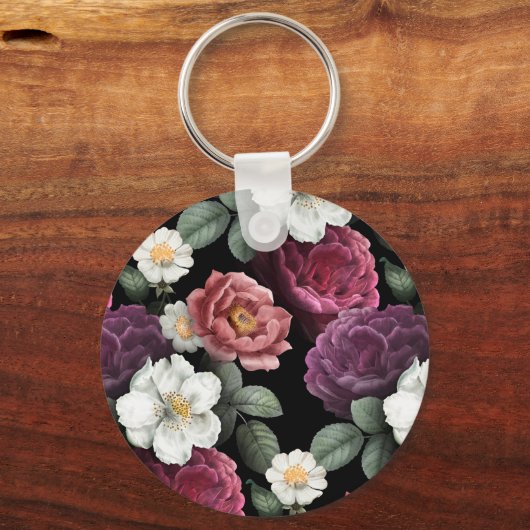 Kunst ter illustratie van  Rozen Sleutelhanger (Voorkant)