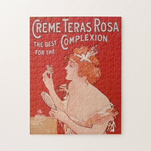 Kunst ter illustratie van  schoonheidsreclame legpuzzel (Verticaal)