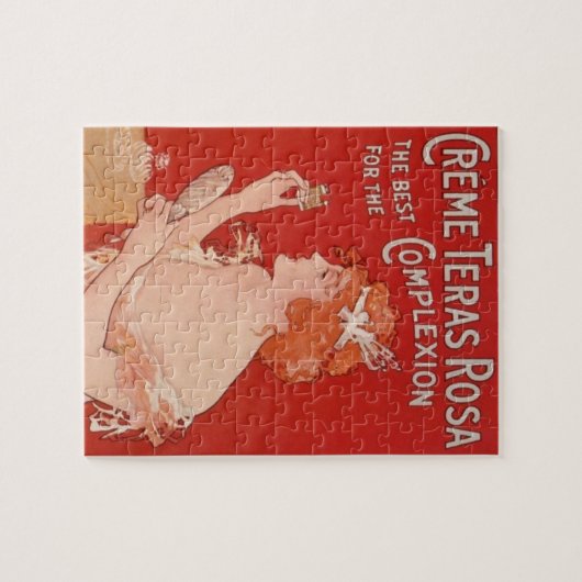 Kunst ter illustratie van  schoonheidsreclame legpuzzel (Horizontaal)