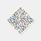 Kunst ter illustratie van  vlinder Papillon Servet (Hoek)