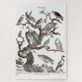 Kunst ter illustratie van vogelboeken legpuzzel (Verticaal)