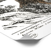 Kunst ter illustratie van  vogelboeken poster (Hoek)