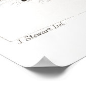 Kunst ter illustratie van  vogelboeken poster (Hoek)