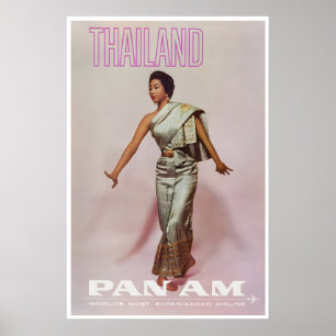 Kunst Thailand Reisposter Muurprint Poster