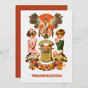  kunst Thanksgiving Binnenuitnodiging Kaart