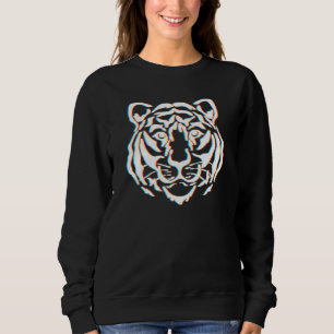 Kunst Tiger Face Line Draw Year of Tiger Chinese Z Trui