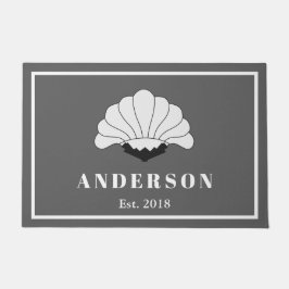  kunst uit de jaren 20: decowitte bloem deurmat